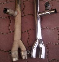 AUTOSOL sada na čistění výfukových svodů moto Bluing Remover+Metal Polish+houbička+utěrka (3)