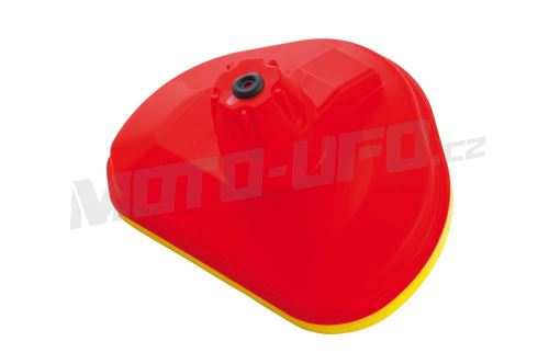 Vrchní kryt vzduchového filtru Honda/Kawasaki, RTECH (červeno-žlutý)