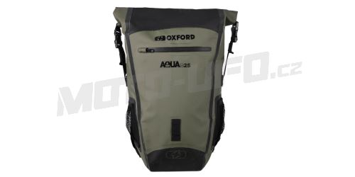 Vodotěsný batoh Aqua B-25, OXFORD (khaki/černý, objem 25 l)