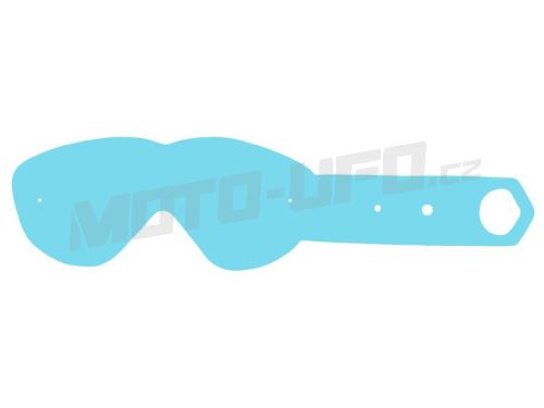 Strhávací slídy plexi pro brýle SPY řady ALLOY/TARGA, Q-TECH (10 vrstev v balení, čiré)