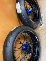 EXCEL G2 ProSeries zakázková supermoto kola BETA černá/modrá - sada (5)