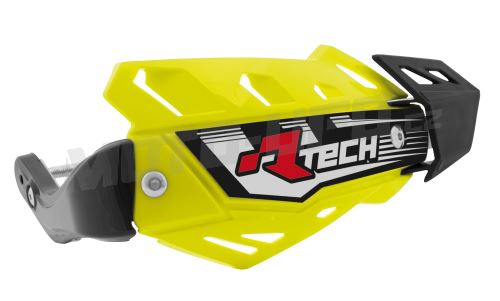 Kryty páček FLX ATV, RTECH (neon žluté, 4 varianty v 1, vč. montážní sady)