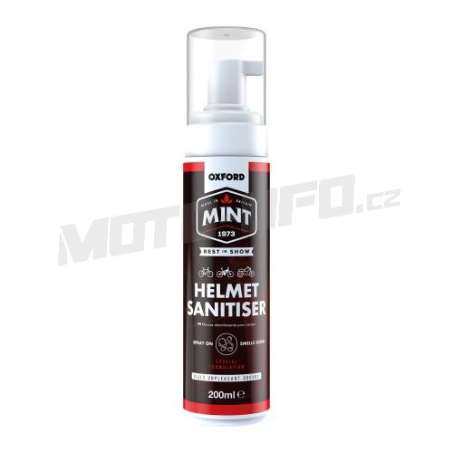 MINT čistič interieru přileb pěnový ve spreji s dávkovačem 200 ml