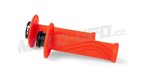Gripy lock-on R20 Wave, RTECH (neon oranžové, 1 pár)