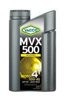 YACCO motorový olej polosyntetický MVX 500 4T 10W40 1l YACCO motorový olej polosyntetický MVX 500 4T 10W40 1l