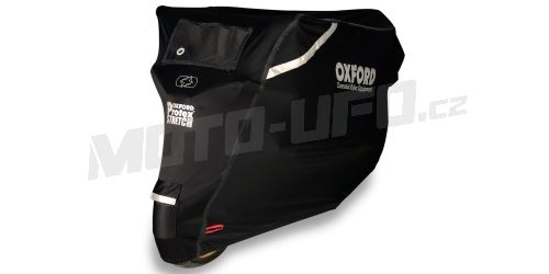 Plachta na motorku Protex Stretch Outdoor s klimatickou membránou, OXFORD (černá)