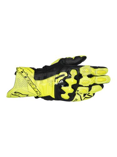 Rukavice GP PLUS R V3, ALPINESTARS (žlutá fluo/černá) 2027