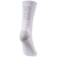 SIXS SHORT LOGO V2 ponožky bílá/stříbrná (1)