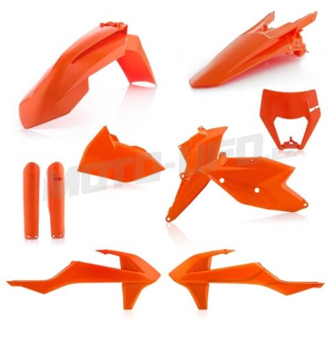 ACERBIS sada plastů kompletní KTM EXC/EXCF 17-19 - oranžová