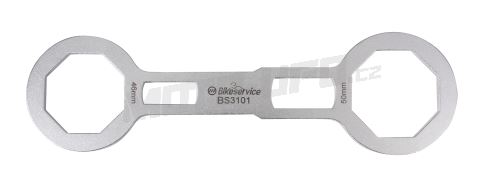 Uzavřený osmihranný klíč na přední vidlice (46 x 50 mm), BIKESERVICE