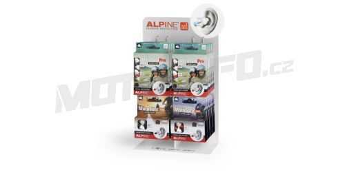 Obchodní balení špuntů do uší ALPINE MotoSafe - 16 ks