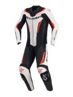 Jednodílná kombinéza GP FORCE V2, ALPINESTARS (bílá/černá/červená fluo) 2027
