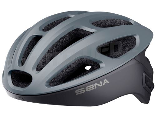 Cyklo přilba s headsetem R1, SENA (matná šedá)