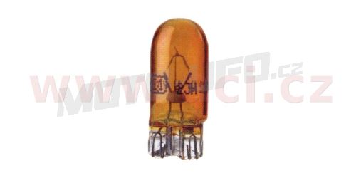 Žárovka 12V 5W (patice W2,1x9,5d/ T10) oranžová HÄKL LAMPE (sada 10 ks)