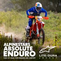 Bunda LITE-DURA SOFTSHELL, ALPINESTARS (modrá/bílá) 2027 (3)