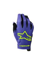 Rukavice RADAR YOUTH, ALPINESTARS, dětské (fialová/žlutá fluo) 2027