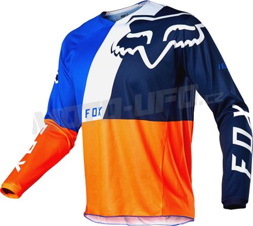 FOX dres 180 Lovl Jersey Orange Blue vel: 2XL