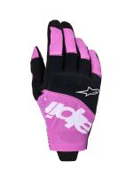Rukavice TECHSTAR, ALPINESTARS (černá/světle šedá/fialová) 2027