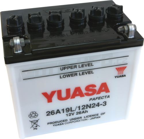 YUASA baterie 12N24-3 (12V 26Ah)