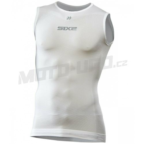 SIXS SML BT ultra odlehčené tričko bez rukávů bílá