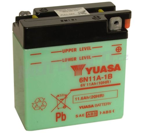 YUASA baterie 6N11A-1B (6V 11,6Ah)