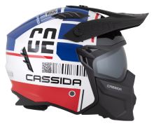Přilba Cross Country Code, CASSIDA (bílá/červená/modrá/černá) 2026 (11)