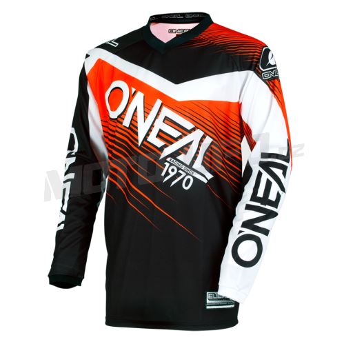 ONEAL dres ELEMENT RACEWEAR 18 černá/oranžová vel: XL