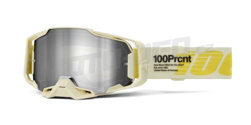ARMEGA 100% brýle BARELY, zrcadlové stříbrné plexi