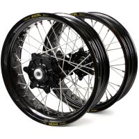 HAAN WHEELS supermoto kola s cush drive KTM 690/HUSQVARNA 701/GASGAS 700 17x3,50, 17x5,00, černá - sada