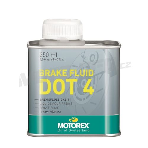MOTOREX brzdová kapalina BRAKE FLUID DOT 4 – 250ml