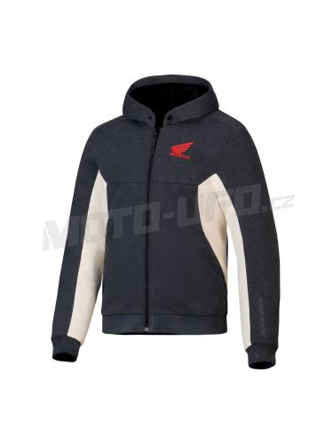 Bunda CHROME V3 SPORT HOODIE HONDA kolekce, ALPINESTARS (tmavě šedá/krémová/červená) 2027