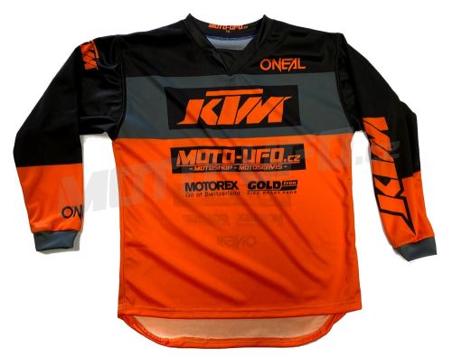 MU dres dětský KTM, MU team oranžový