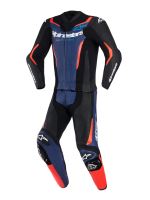 Dvoudílná kombinéza GP FORCE V2, ALPINESTARS (černá/modrá/červená fluo) 2027