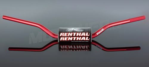 RENTHAL řidítka 28,6mm FATBAR 604-01 červené (tvar RC, CR/CRF 04-18, KX/ KXF 06-20)