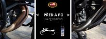 AUTOSOL sada na čistění výfukových svodů moto Bluing Remover+Metal Polish+houbička+utěrka (1)