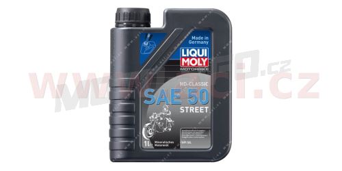 LIQUI MOLY Motorbike HD-Classic SAE 50 Street, minerální motorový olej 1 l