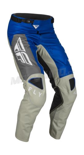 Kalhoty KINETIC JET, FLY RACING - USA 2023 (modrá/šedá/bílá)