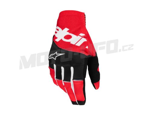 Rukavice TECHSTAR, ALPINESTARS (černá/červená) 2027