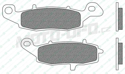 Brzdové destičky, NEWFREN (směs ROAD TOURING SINTERED) 2 ks v balení