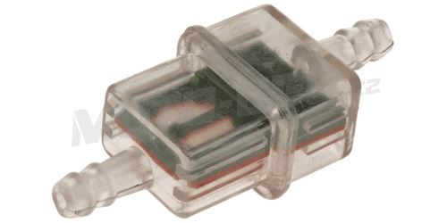 Palivový filtr hranatý, Q-TECH (pro vnitřní průměr hadice 5-6 mm)
