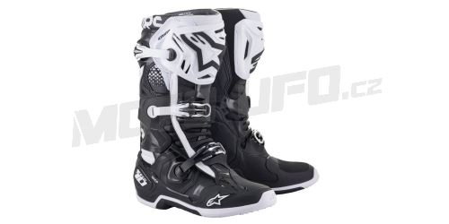 Boty TECH 10, ALPINESTARS (černá/bílá) 2025