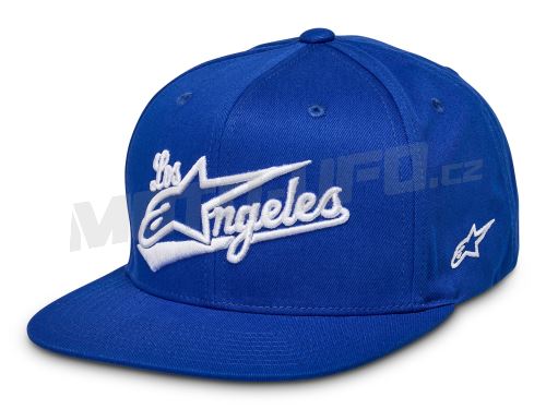 Kšiltovka LOS ANGELES HAT, ALPINESTARS (modrá/bílá)