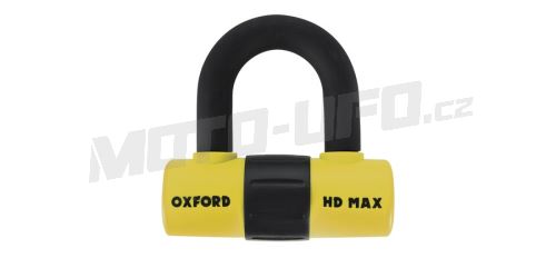Zámek U profil HD Max, OXFORD (žlutý/černý, průměr čepu 14 mm)