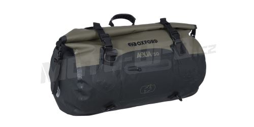 Vodotěsný vak Aqua T-50 Roll Bag, OXFORD (khaki/černý, objem 50 l)