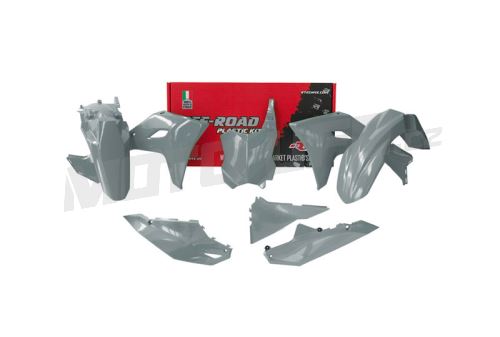 Sada plastů KAWASAKI, RTECH (šedá, 5 dílů)