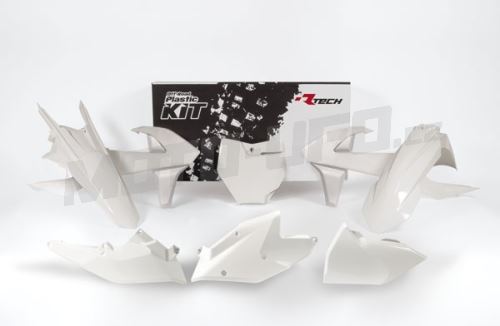 Sada plastů KTM, RTECH (bílá, 6 dílů)