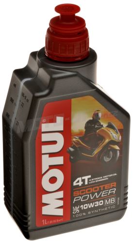 MOTUL SCOOTER POWER 4T 10W30 MB, plně syntetický motorový olej 1l
