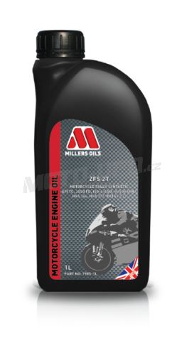 MILLERS OILS plně syntetický olej esterový pro 2-taktní motory Motorsport ZFS 2T 1l