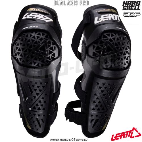 LEATT chrániče kolen kloubové Dual AXIS PRO Black