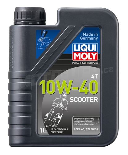 LIQUI MOLY Motorbike 4T 10W40 Scooter, minerální motorový olej 1 l